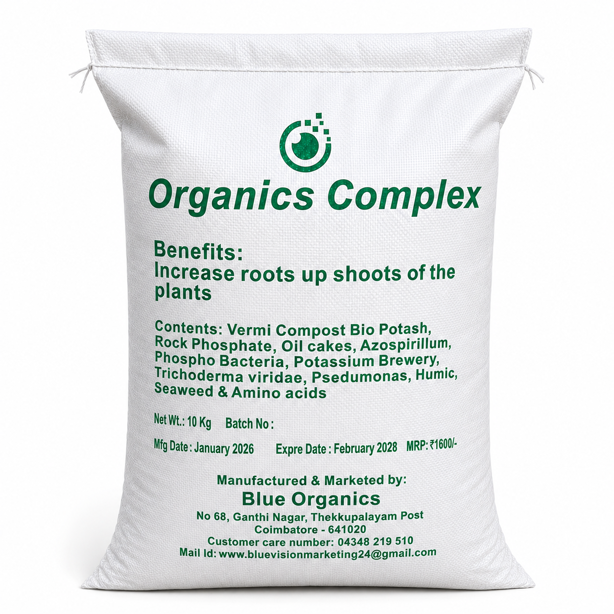 ORGANIC COMPLAX 10 KG